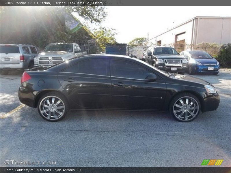 Carbon Black Metallic / Ebony 2009 Pontiac G6 GT Sedan