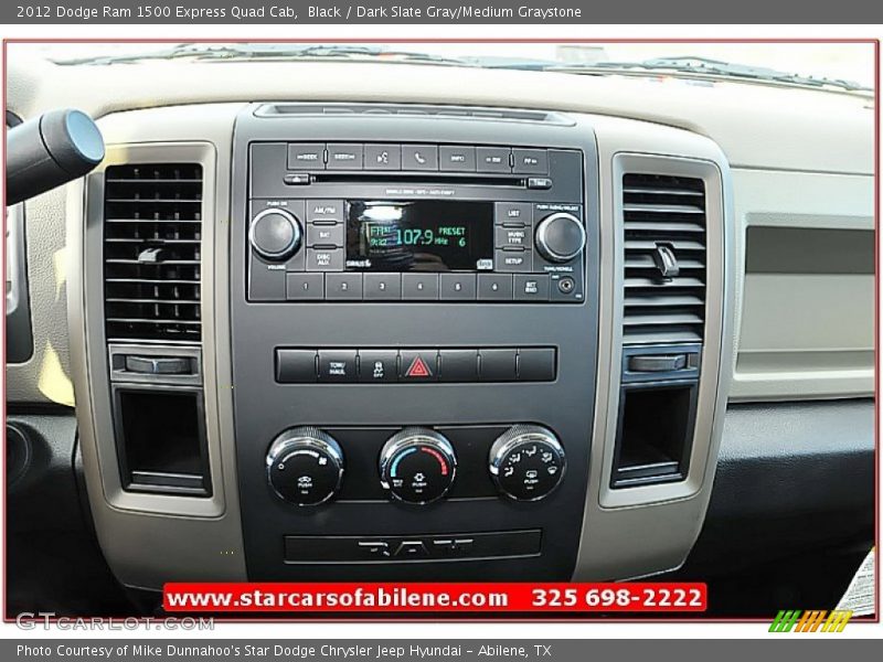 Black / Dark Slate Gray/Medium Graystone 2012 Dodge Ram 1500 Express Quad Cab