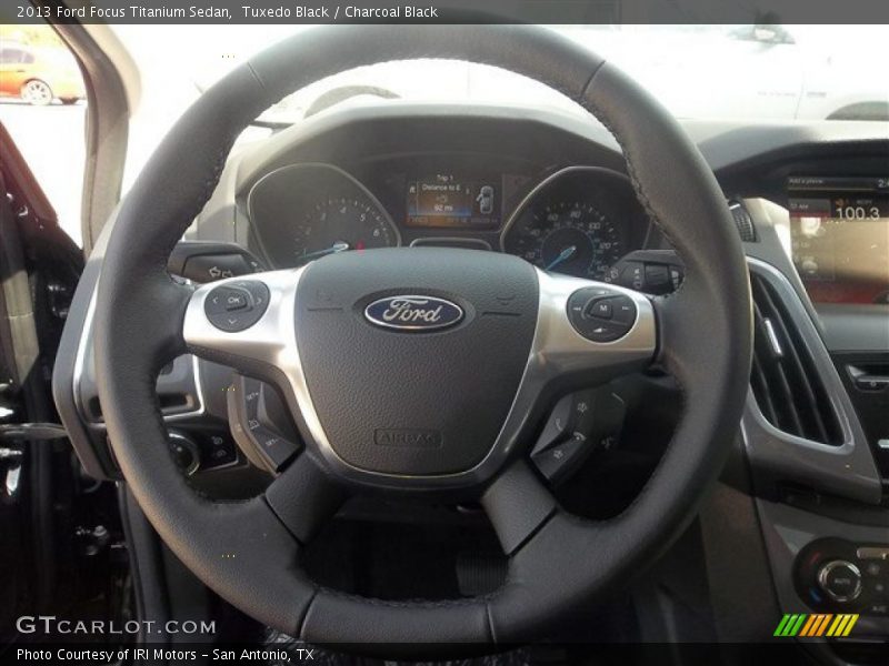 Tuxedo Black / Charcoal Black 2013 Ford Focus Titanium Sedan