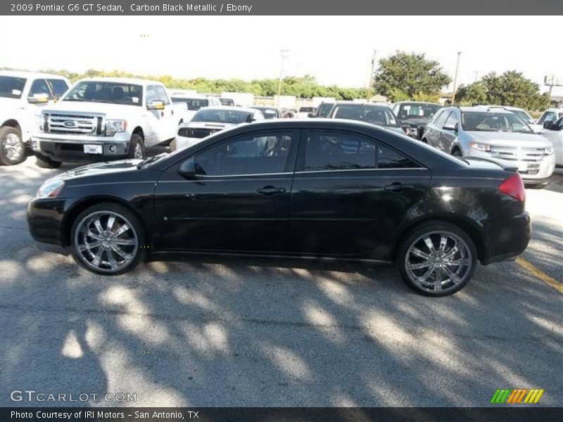 Carbon Black Metallic / Ebony 2009 Pontiac G6 GT Sedan