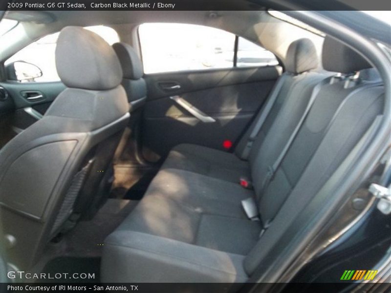 Carbon Black Metallic / Ebony 2009 Pontiac G6 GT Sedan