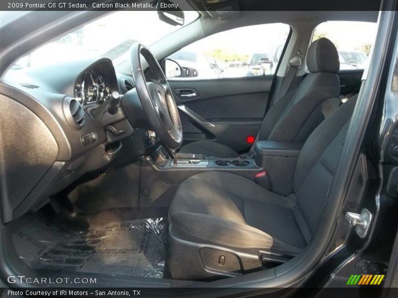 Carbon Black Metallic / Ebony 2009 Pontiac G6 GT Sedan