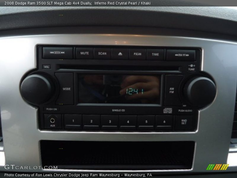 Audio System of 2008 Ram 3500 SLT Mega Cab 4x4 Dually
