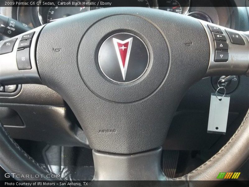 Carbon Black Metallic / Ebony 2009 Pontiac G6 GT Sedan