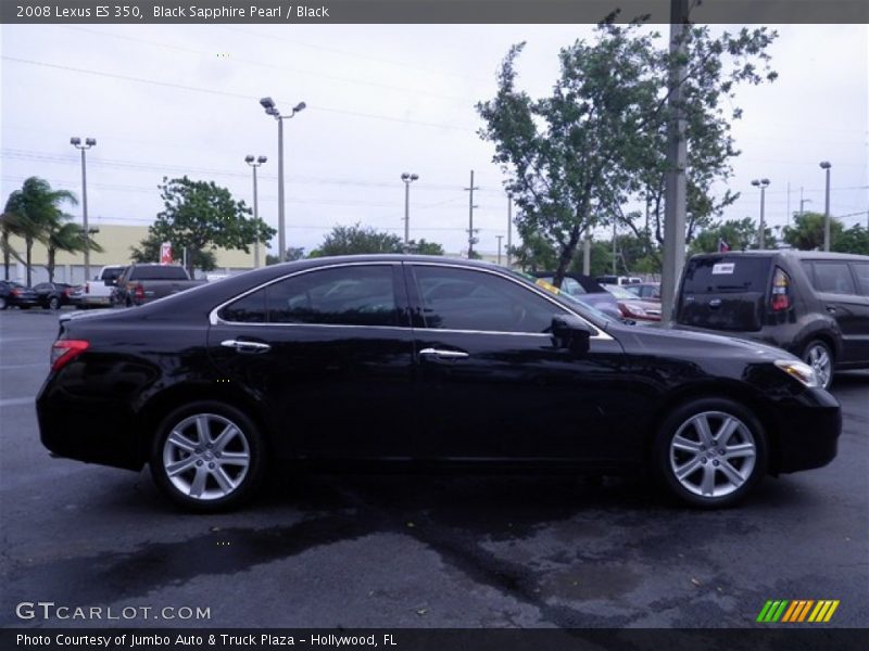 Black Sapphire Pearl / Black 2008 Lexus ES 350