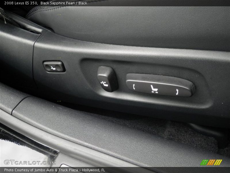 Black Sapphire Pearl / Black 2008 Lexus ES 350