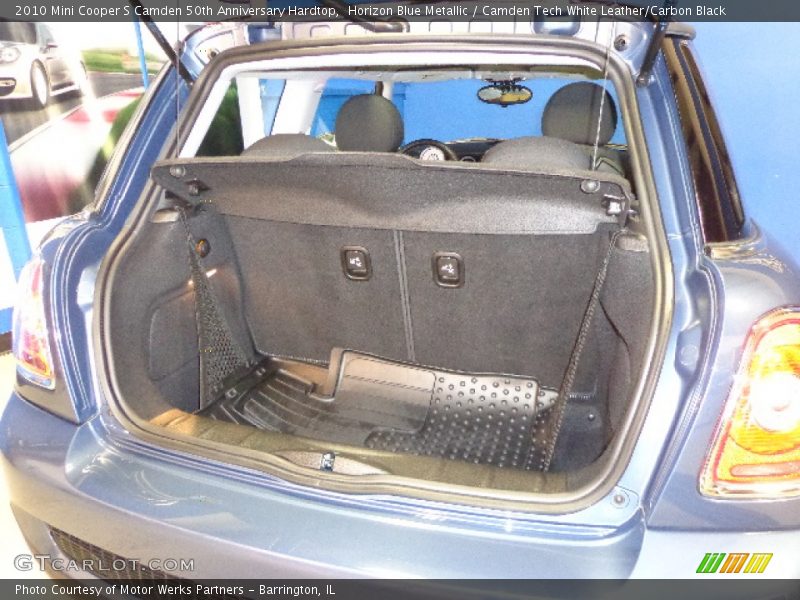 Horizon Blue Metallic / Camden Tech White Leather/Carbon Black 2010 Mini Cooper S Camden 50th Anniversary Hardtop