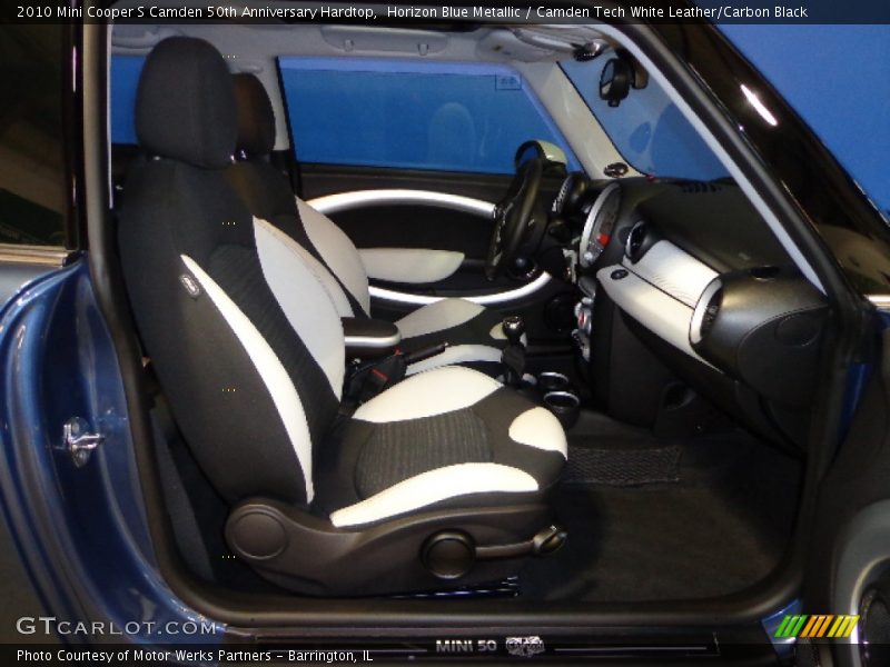 Horizon Blue Metallic / Camden Tech White Leather/Carbon Black 2010 Mini Cooper S Camden 50th Anniversary Hardtop