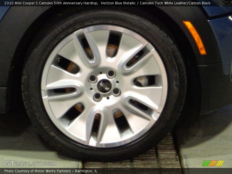 Horizon Blue Metallic / Camden Tech White Leather/Carbon Black 2010 Mini Cooper S Camden 50th Anniversary Hardtop