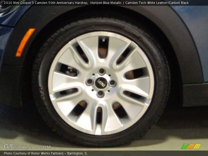 Horizon Blue Metallic / Camden Tech White Leather/Carbon Black 2010 Mini Cooper S Camden 50th Anniversary Hardtop