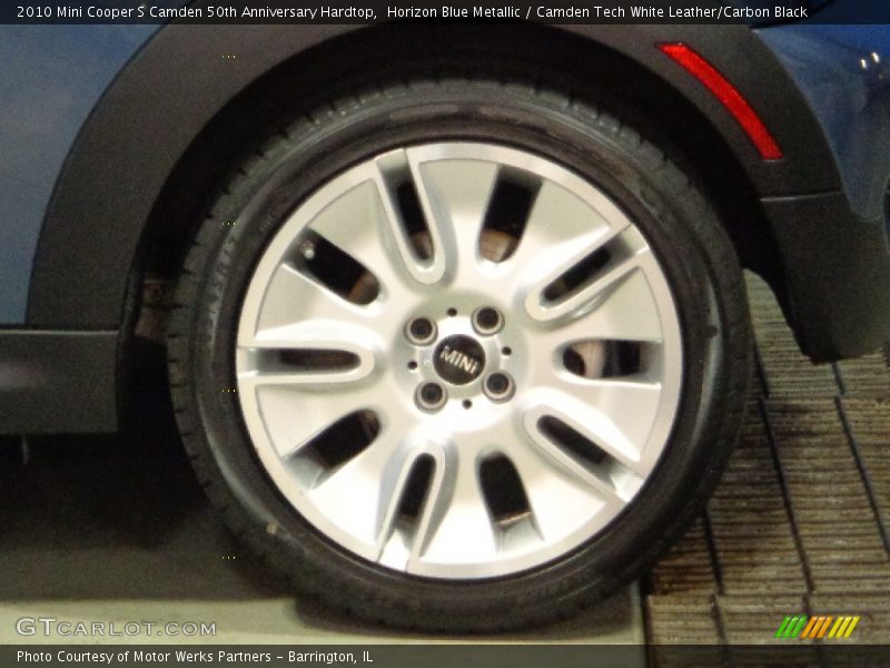 Horizon Blue Metallic / Camden Tech White Leather/Carbon Black 2010 Mini Cooper S Camden 50th Anniversary Hardtop