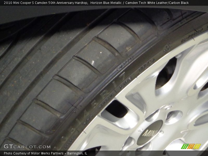 Horizon Blue Metallic / Camden Tech White Leather/Carbon Black 2010 Mini Cooper S Camden 50th Anniversary Hardtop