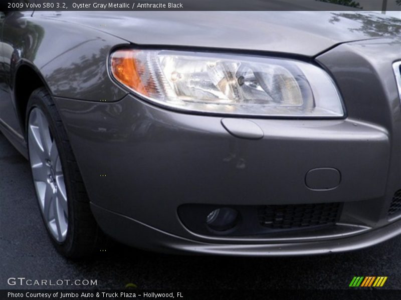 Oyster Gray Metallic / Anthracite Black 2009 Volvo S80 3.2