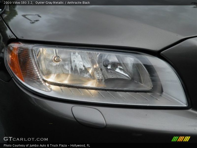 Oyster Gray Metallic / Anthracite Black 2009 Volvo S80 3.2