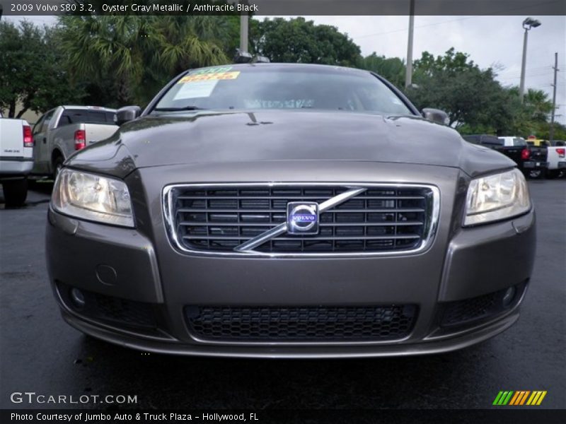 Oyster Gray Metallic / Anthracite Black 2009 Volvo S80 3.2