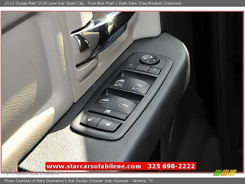 True Blue Pearl / Dark Slate Gray/Medium Graystone 2012 Dodge Ram 1500 Lone Star Quad Cab