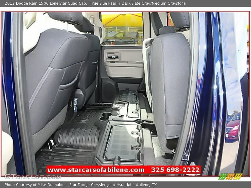 True Blue Pearl / Dark Slate Gray/Medium Graystone 2012 Dodge Ram 1500 Lone Star Quad Cab