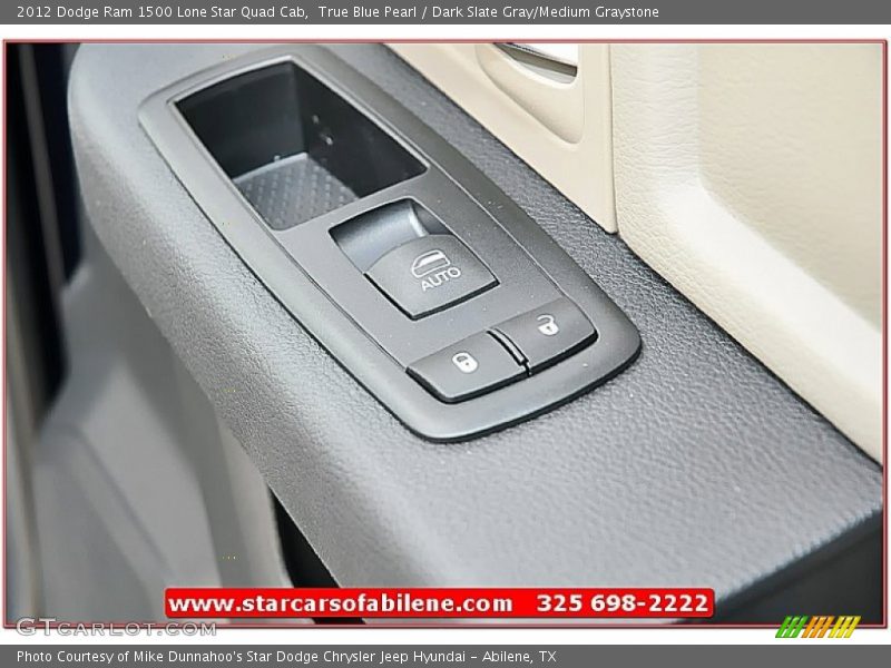 True Blue Pearl / Dark Slate Gray/Medium Graystone 2012 Dodge Ram 1500 Lone Star Quad Cab