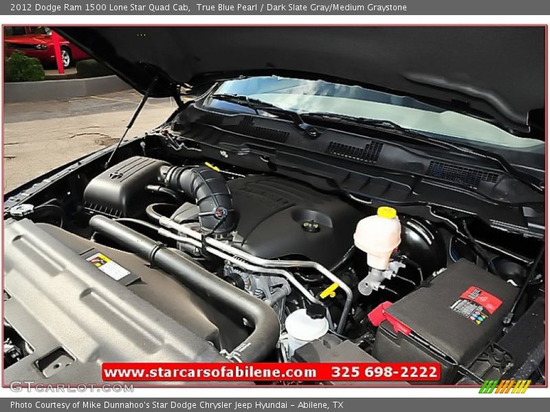 True Blue Pearl / Dark Slate Gray/Medium Graystone 2012 Dodge Ram 1500 Lone Star Quad Cab