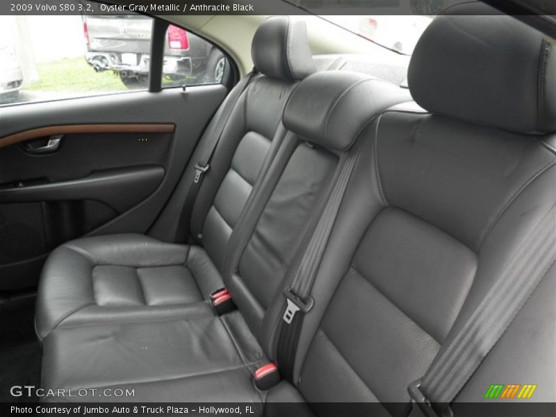 Oyster Gray Metallic / Anthracite Black 2009 Volvo S80 3.2