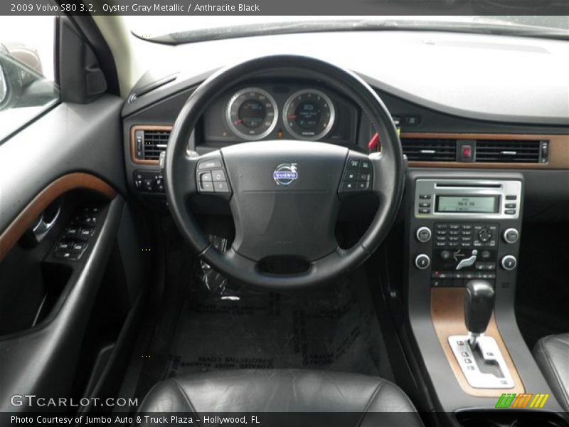 Oyster Gray Metallic / Anthracite Black 2009 Volvo S80 3.2