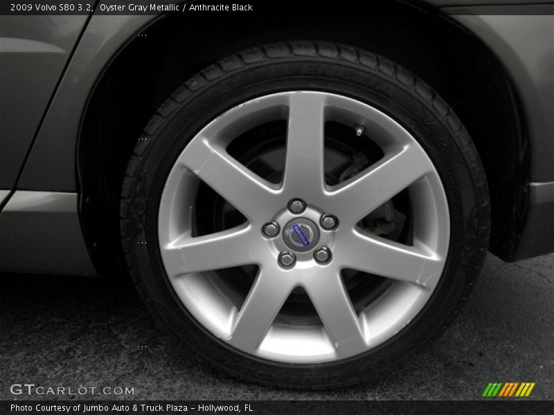 Oyster Gray Metallic / Anthracite Black 2009 Volvo S80 3.2