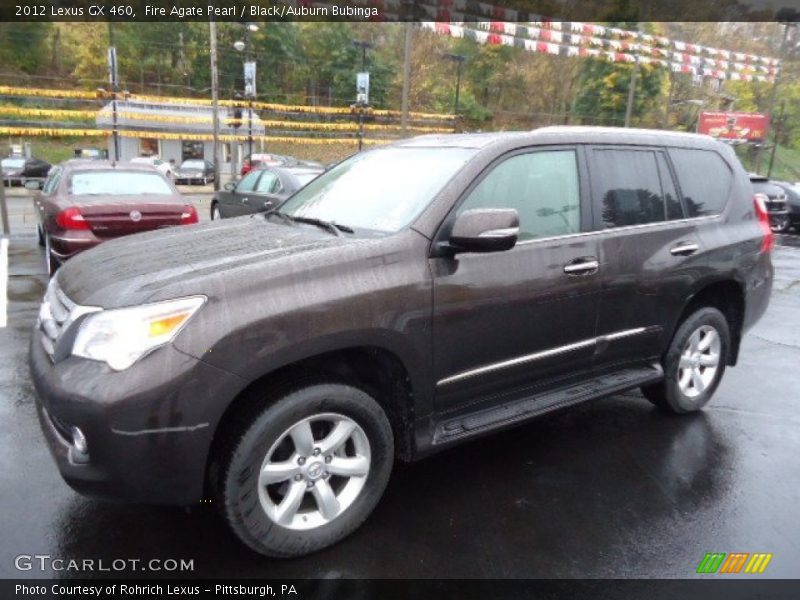 Fire Agate Pearl / Black/Auburn Bubinga 2012 Lexus GX 460