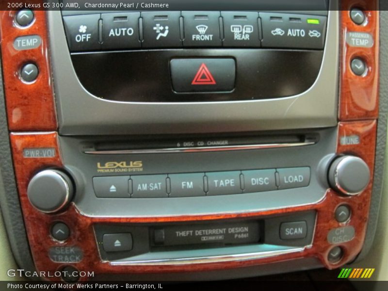 Chardonnay Pearl / Cashmere 2006 Lexus GS 300 AWD