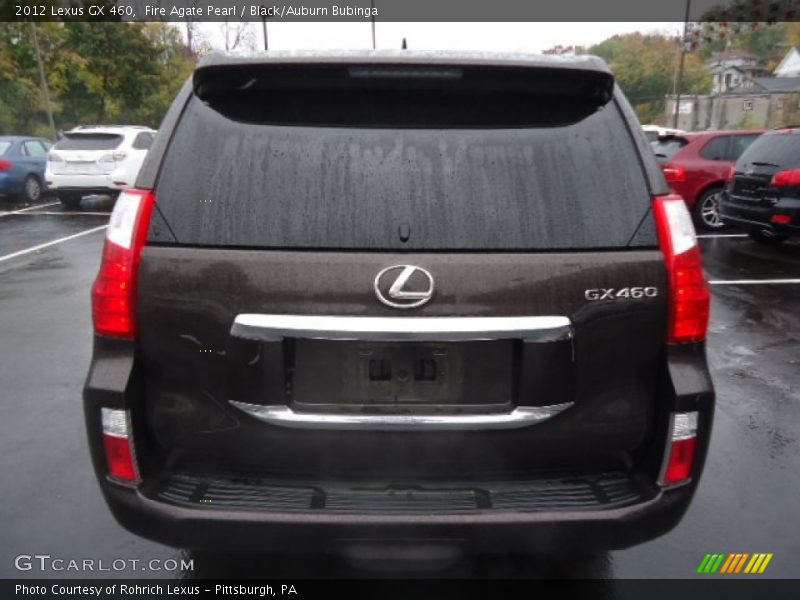 Fire Agate Pearl / Black/Auburn Bubinga 2012 Lexus GX 460