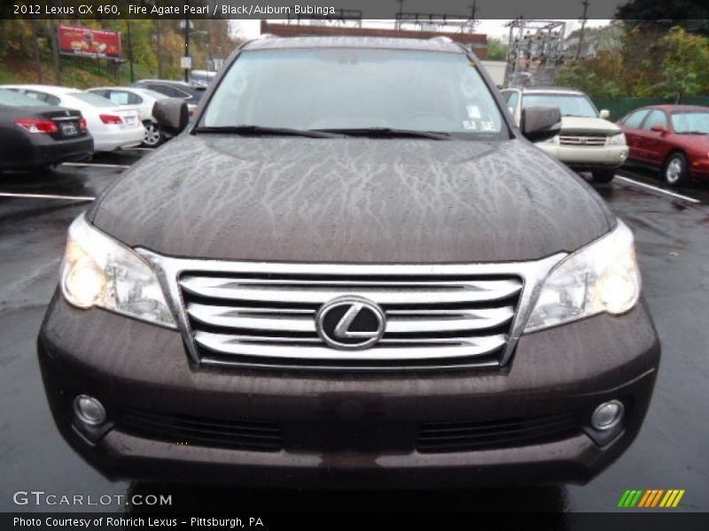 Fire Agate Pearl / Black/Auburn Bubinga 2012 Lexus GX 460