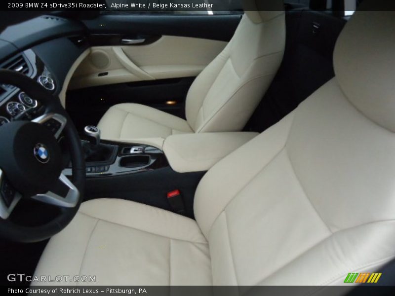  2009 Z4 sDrive35i Roadster Beige Kansas Leather Interior