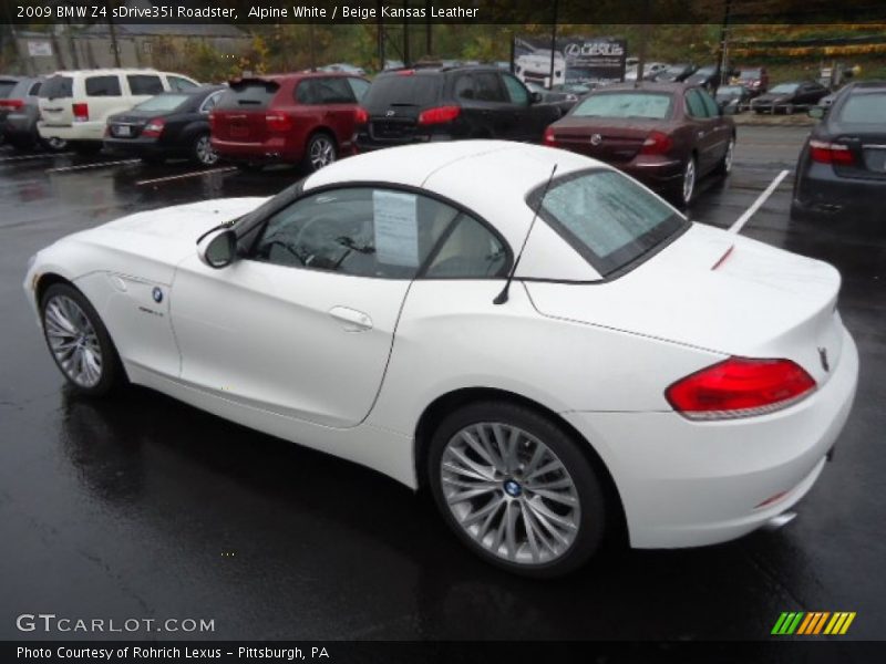  2009 Z4 sDrive35i Roadster Alpine White