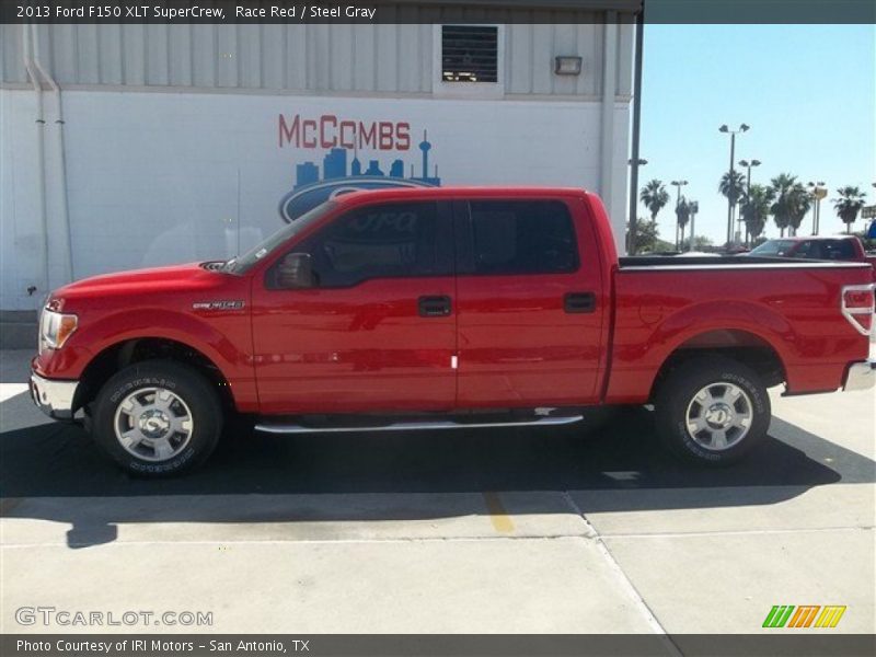 Race Red / Steel Gray 2013 Ford F150 XLT SuperCrew