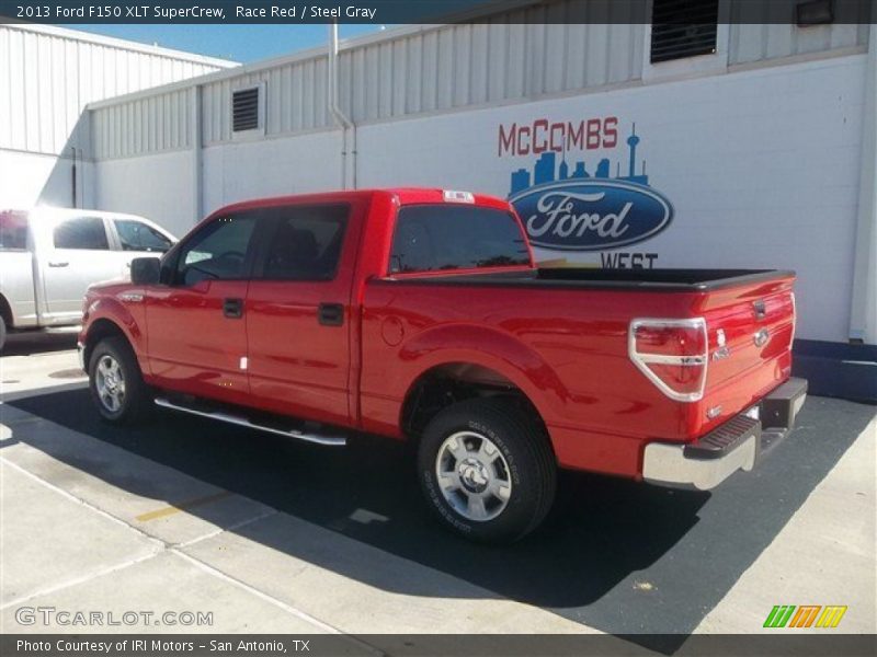 Race Red / Steel Gray 2013 Ford F150 XLT SuperCrew