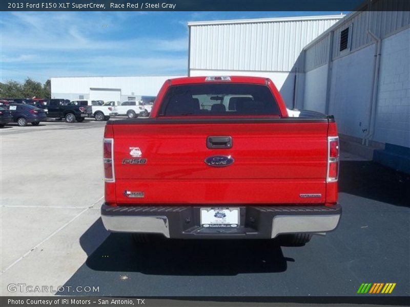 Race Red / Steel Gray 2013 Ford F150 XLT SuperCrew
