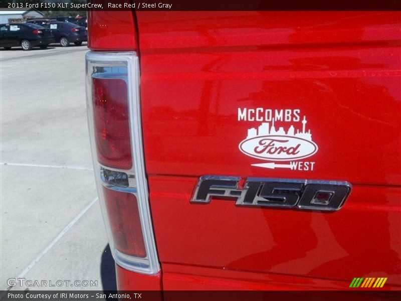 Race Red / Steel Gray 2013 Ford F150 XLT SuperCrew