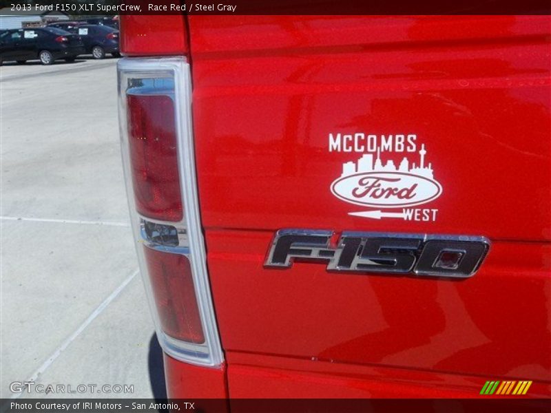 Race Red / Steel Gray 2013 Ford F150 XLT SuperCrew