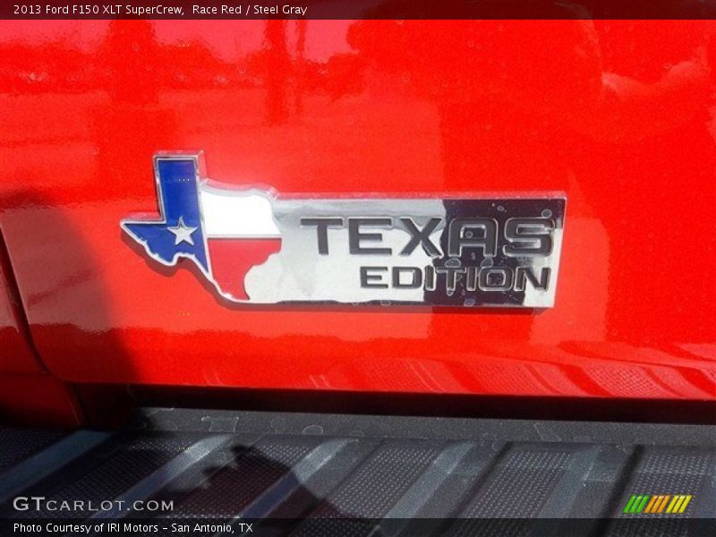 Race Red / Steel Gray 2013 Ford F150 XLT SuperCrew