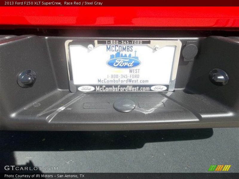 Race Red / Steel Gray 2013 Ford F150 XLT SuperCrew