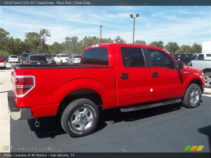 Race Red / Steel Gray 2013 Ford F150 XLT SuperCrew