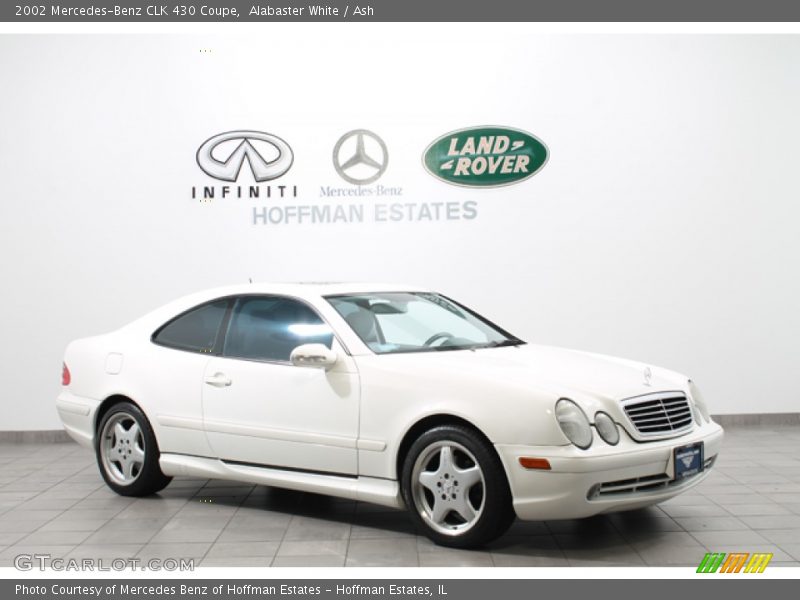 Alabaster White / Ash 2002 Mercedes-Benz CLK 430 Coupe