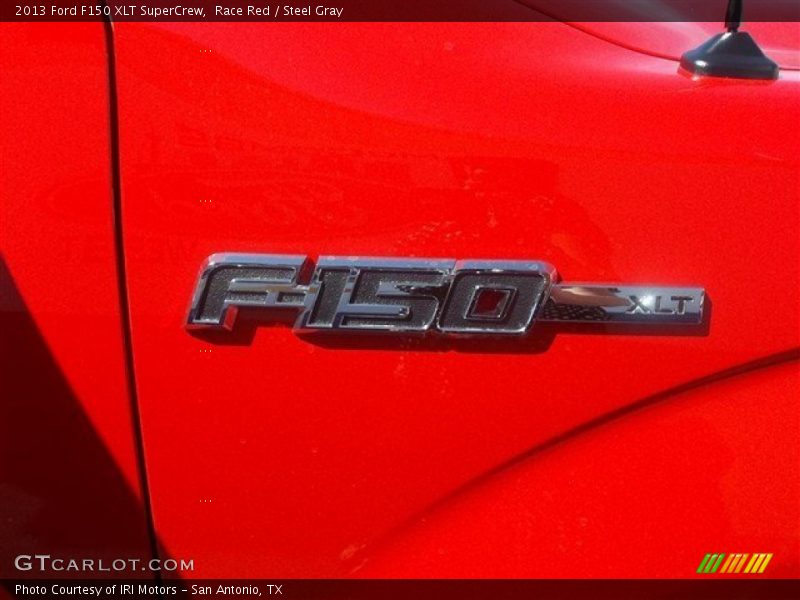Race Red / Steel Gray 2013 Ford F150 XLT SuperCrew