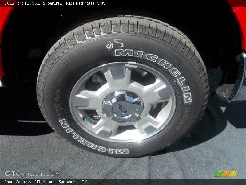 Race Red / Steel Gray 2013 Ford F150 XLT SuperCrew