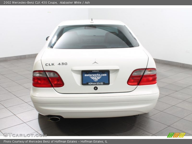 Alabaster White / Ash 2002 Mercedes-Benz CLK 430 Coupe