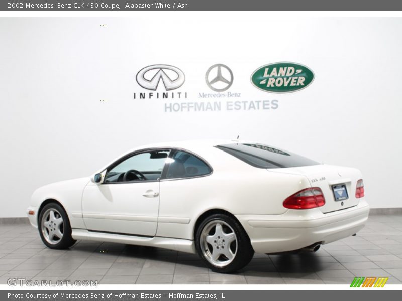Alabaster White / Ash 2002 Mercedes-Benz CLK 430 Coupe