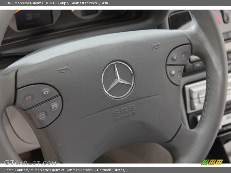 Alabaster White / Ash 2002 Mercedes-Benz CLK 430 Coupe