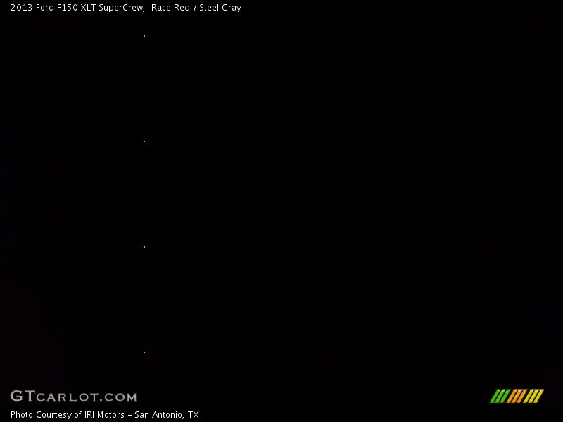 Race Red / Steel Gray 2013 Ford F150 XLT SuperCrew