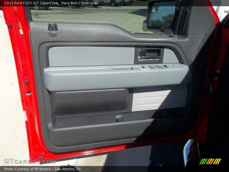 Race Red / Steel Gray 2013 Ford F150 XLT SuperCrew