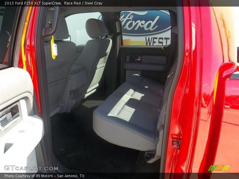 Race Red / Steel Gray 2013 Ford F150 XLT SuperCrew