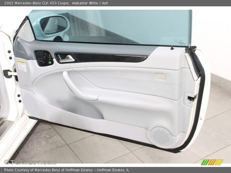 Alabaster White / Ash 2002 Mercedes-Benz CLK 430 Coupe